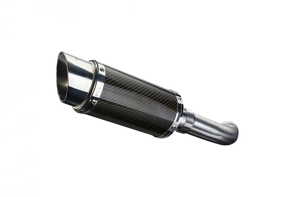 BMW F800S F800ST 2006-2014 200mm ROUND CARBON  SILENCER EXHAUST KIT