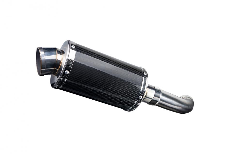 BMW F800S F800ST 2006-2014 225mm OVAL CARBON SILENCER EXHAUST KIT