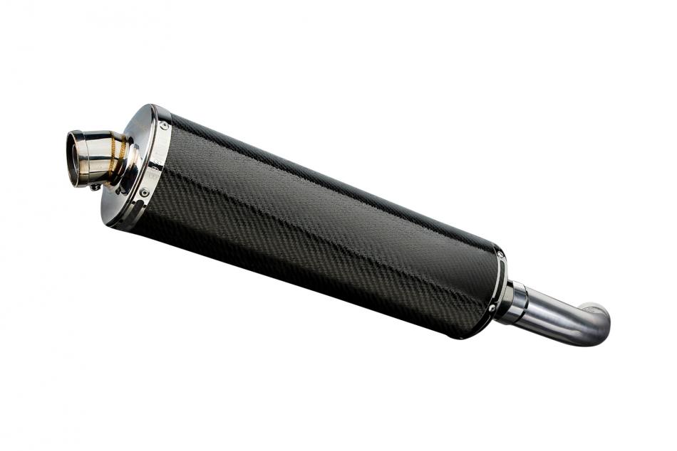 BMW F800S F800ST 2006-2014 450mm OVAL CARBON BSAU SILENCER EXHAUST KIT