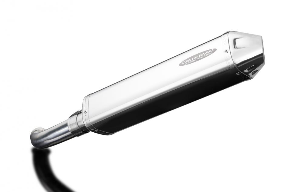 BMW F800S F800ST 2006-2014 420mm Tri-Oval Stainless Exhaust Silencer Can Kit