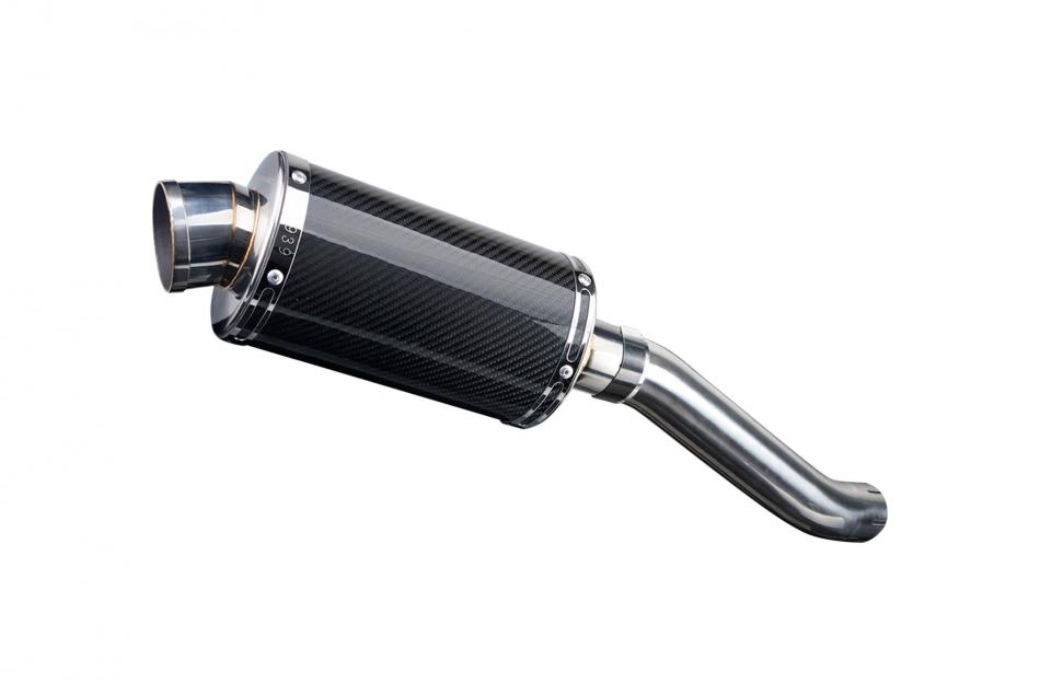 KAWASAKI ZX10R NINJA 2004-2005 225mm OVAL CARBON SILENCER EXHAUST KIT