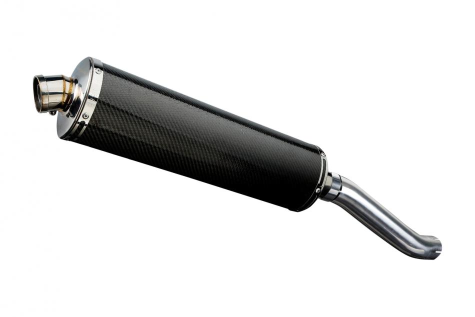 KAWASAKI ZX10R NINJA 2004-2005 450mm OVAL CARBON BSAU SILENCER EXHAUST KIT