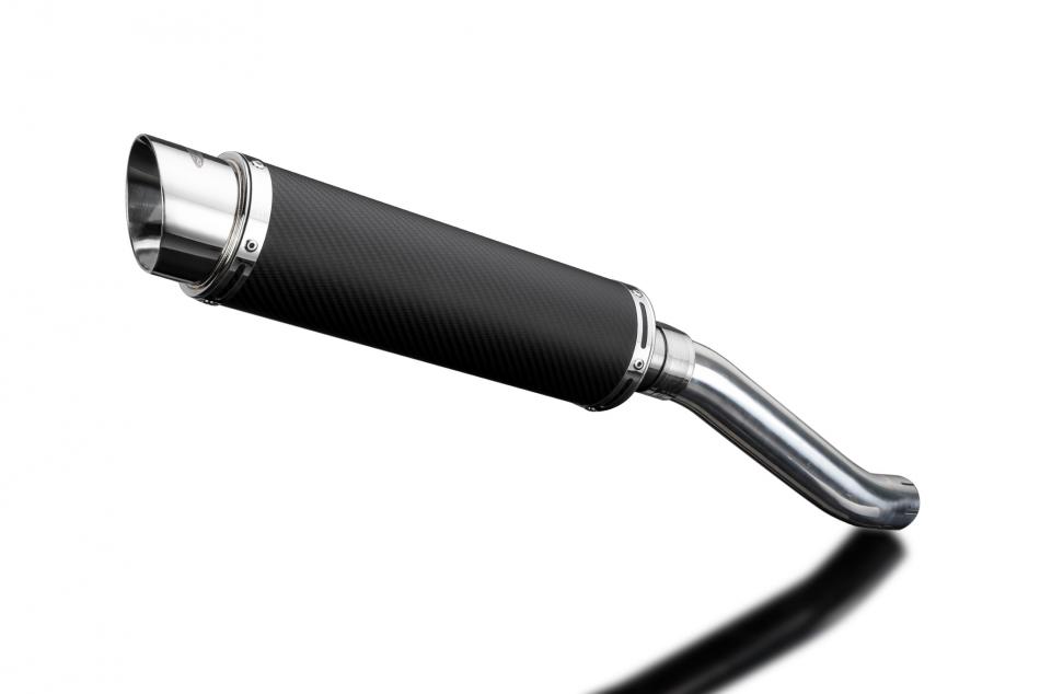 KAWASAKI ZX10R NINJA 2004-2005  350mm ROUND CARBON BSAU SILENCER EXHAUST KIT