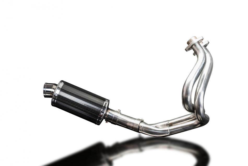 KAWASAKI ER6N ER6F 2012-16 FULL EXHAUST SYSTEM 225mm CARBON OVAL SILENCER