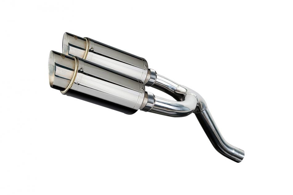 YAMAHA MT03/MT-03 2005-2015 200mm ROUND STAINLESS SILENCER EXHAUST KIT