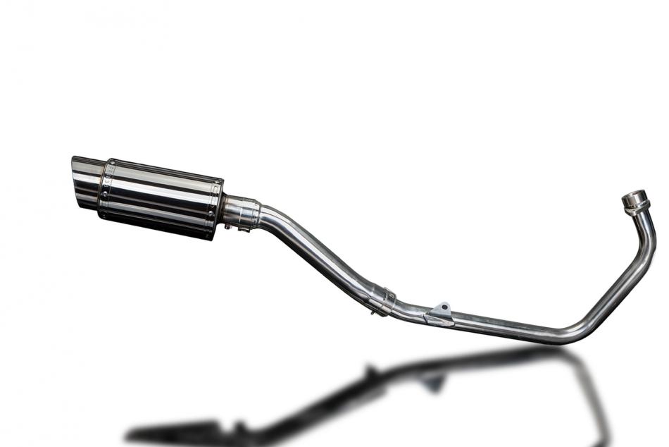 HONDA CBR250R 2011-2013 FULL EXHAUST SYSTEM 200mm STAINLESS ROUND SILENCER