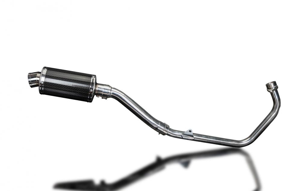 HONDA CBR250R 2011-2013 FULL EXHAUST SYSTEM 225mm CARBON OVAL SILENCER