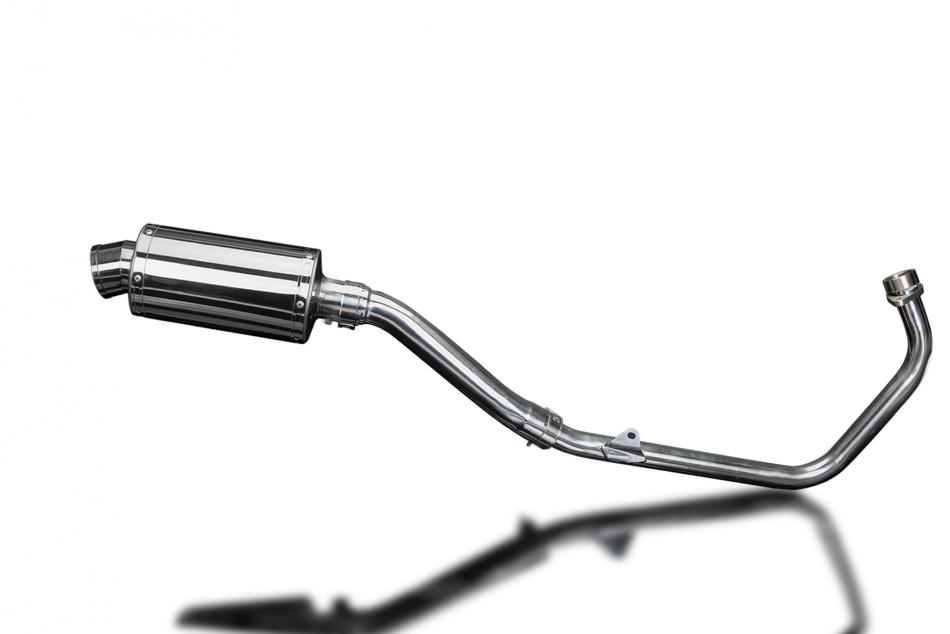 HONDA CBR250R 2011-2013 FULL EXHAUST SYSTEM 225mm STAINLESS OVAL SILENCER