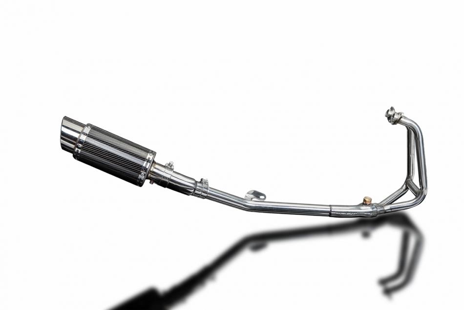 Kawasaki 250R Ninja 2008-2013 Full Exhaust 2-1 200mm Round Carbon Silencer