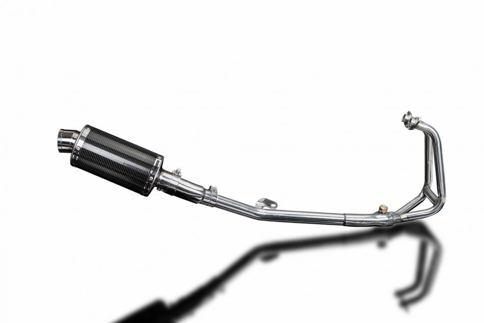 Kawasaki 250R Ninja 2008-2013 Full Exhaust 2-1 225mm Oval Carbon Silencer