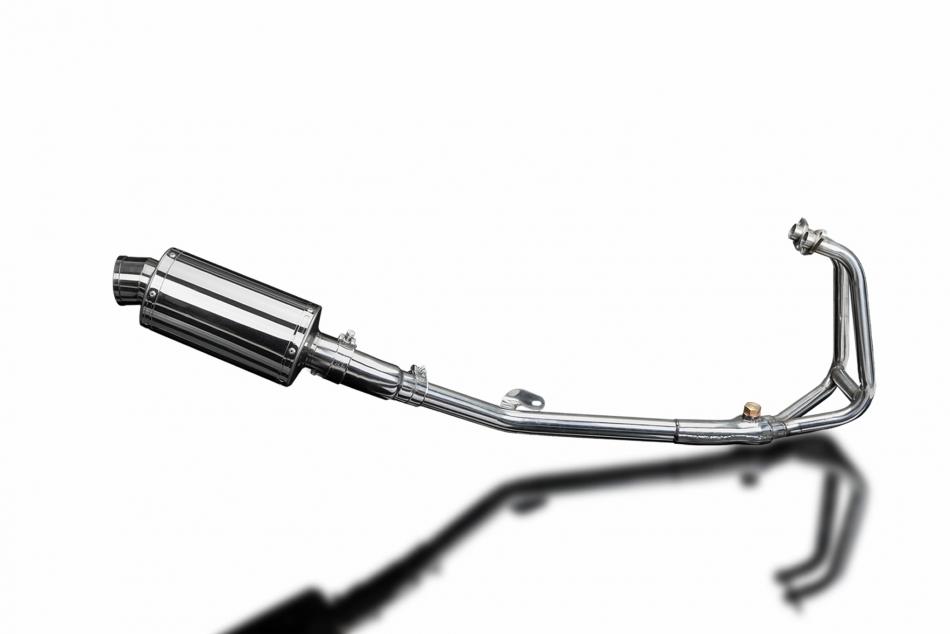 Kawasaki 250R Ninja 2008-2013 Full Exhaust 2-1 225mm Oval Stainless Silencer