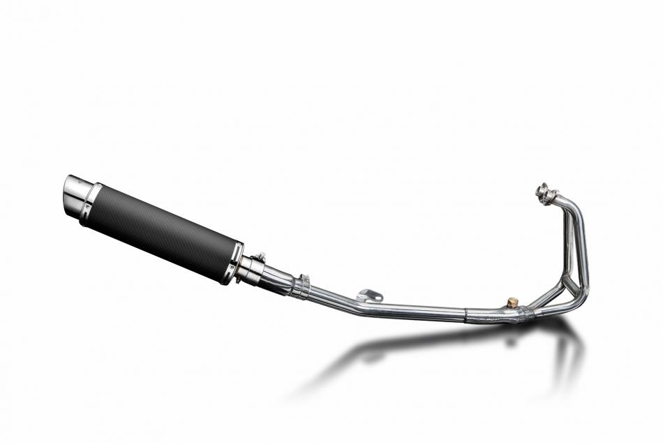 Kawasaki 250R Ninja 2008-2013 Full Exhaust 2-1 350mm Round Carbon Silencer