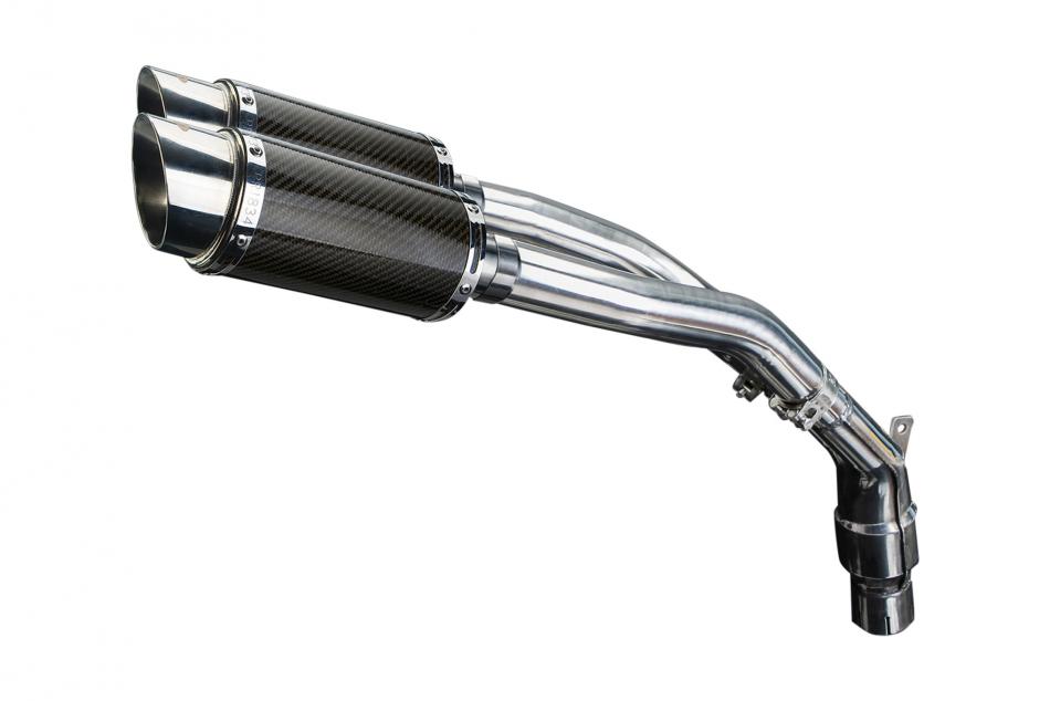 YAMAHA YZF-R1 2004-2006 DE-CAT 200mm CARBON  SILENCER KIT EXHAUST