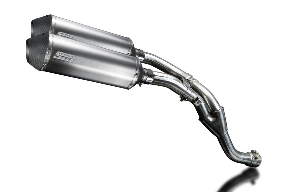 YZFR1 YZF-R1 2009-2014 / 2* XOVAL 343mm (13.5 inch) TITANIUM SILENCERS + DE-CAT PIPE