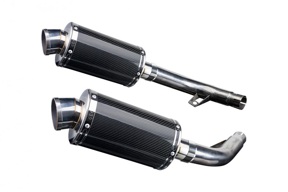 HONDA CBF1000 GT ABS 2006-2011 225mm OVAL CARBON SILENCER EXHAUST KIT