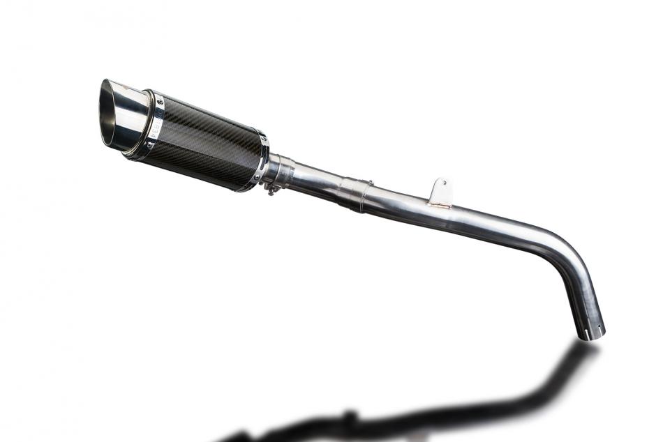 HONDA CBR600RR 05-06 UNDERSEAT 200mm ROUND CARBON  SILENCER EXHAUST KIT