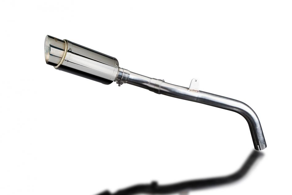 HONDA CBR600RR 05-06 UNDERSEAT 200mm ROUND STAINLESS SILENCER EXHAUST KIT