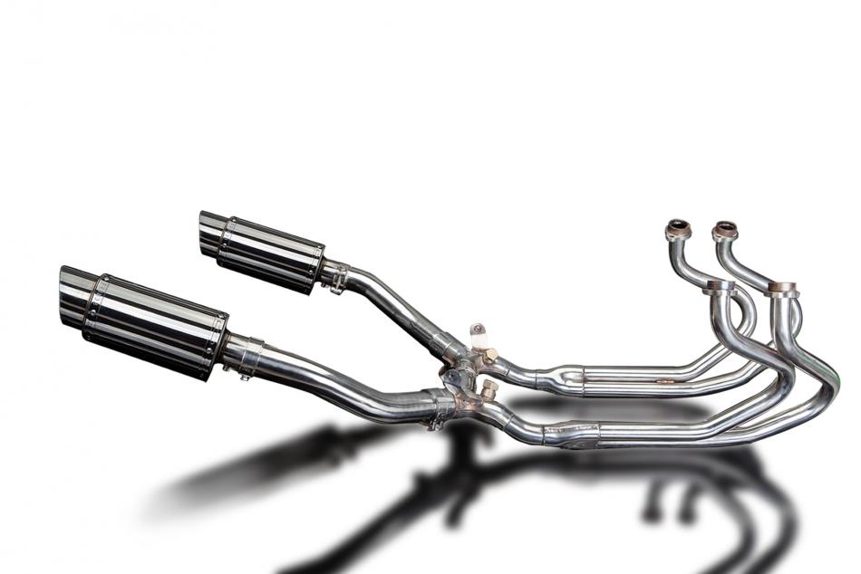 HONDA ST1300 PAN EUROPEAN ABS FULL EXHAUST SYSTEM 200mm STAINLESS ROUND