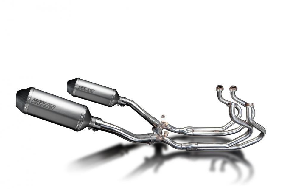 Honda ST1300 Pan European ABS Complete Exhaust 260mm X-Oval Titanium Silencer