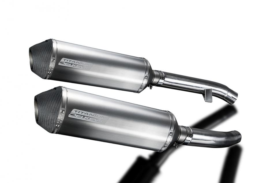YAMAHA FJR1300 2001-2005 343mm X-OVAL TITANIUM BSAU SILENCER EXHAUST KIT