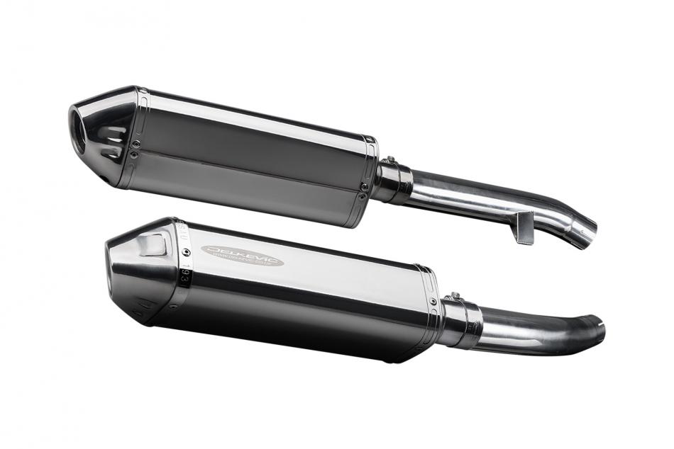 YAMAHA FJR1300 2001-2005 320mm TRI STAINLESS BSAU SILENCER EXHAUST KIT