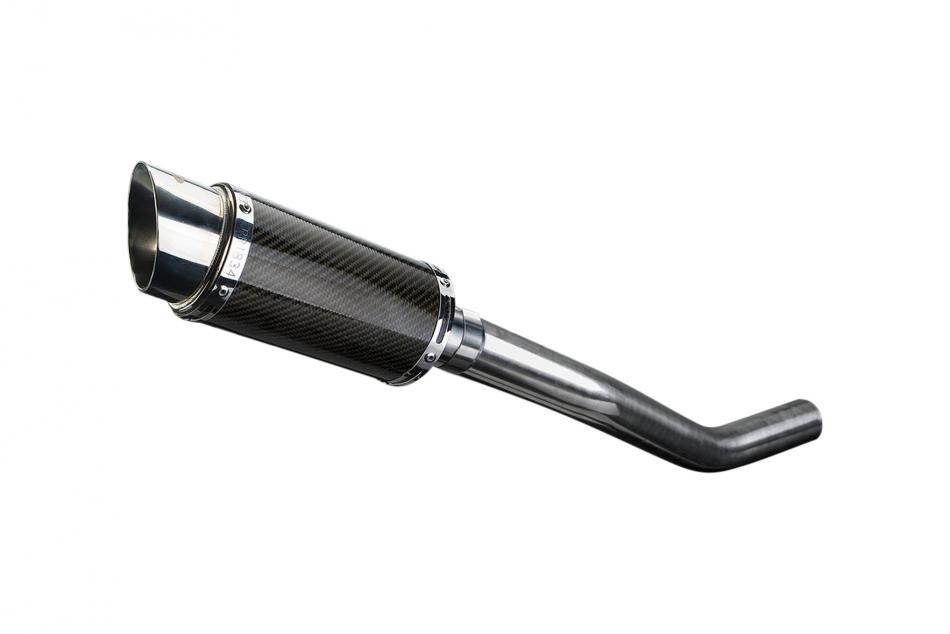 KAWASAKI ZX9R NINJA 2000-2001 200mm ROUND CARBON  SILENCER EXHAUST KIT