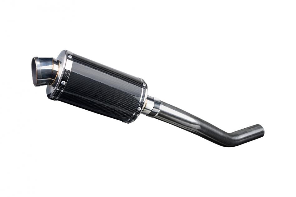 KAWASAKI ZX9R NINJA 2000-2001 225mm OVAL CARBON SILENCER EXHAUST KIT