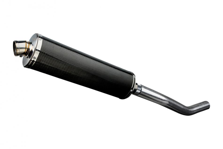 KAWASAKI ZX9R NINJA 2000-2001 450mm OVAL CARBON BSAU SILENCER EXHAUST KIT