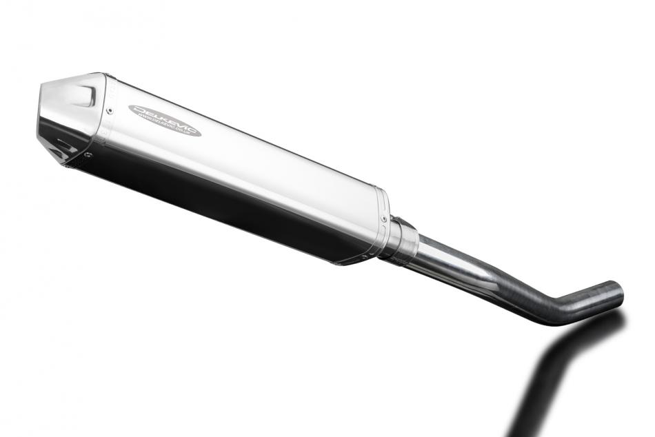 Kawasaki ZX9R Ninja 2000-2001 420mm Tri-Oval Stainless Exhaust Silencer Can Kit