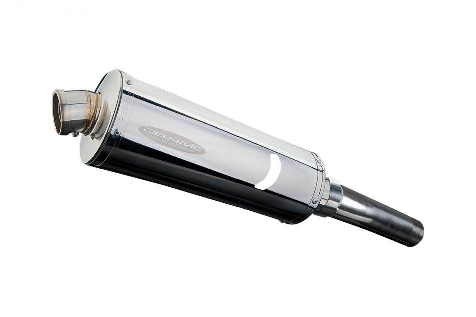 HONDA CBR600F 1987-1990 350mm OVAL STAINLESS BSAU SILENCER EXHAUST KIT