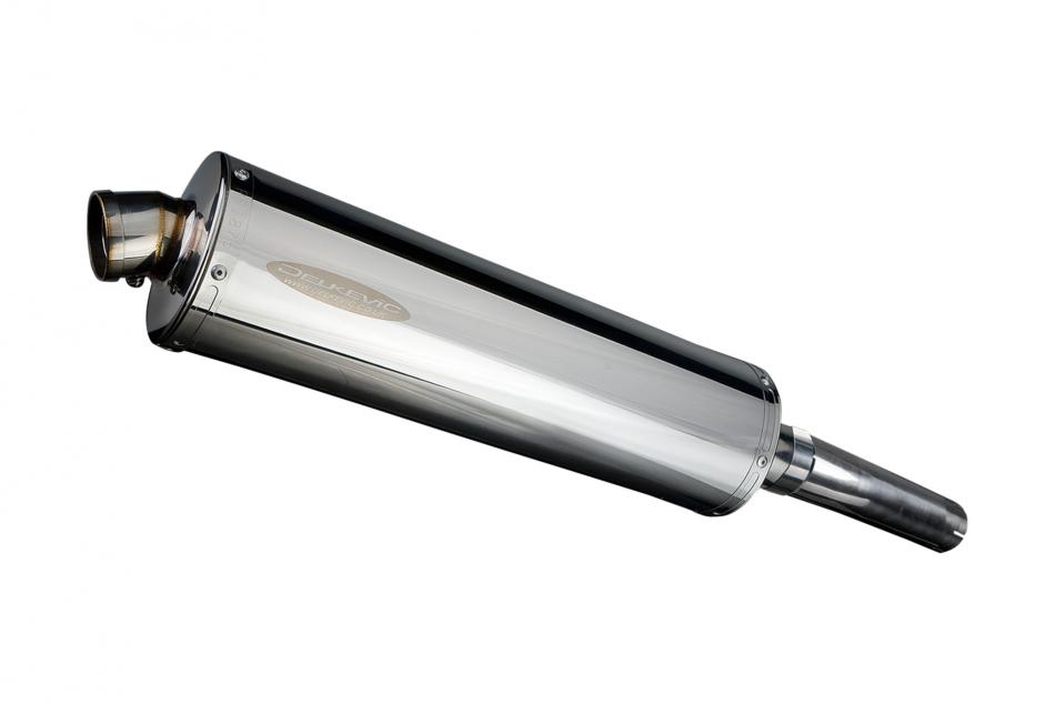 HONDA CBR600F 1987-1990 450mm OVAL STAINLESS BSAU SILENCER EXHAUST KIT