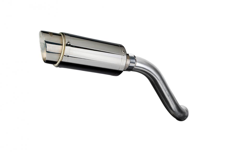 HONDA VFR750 1994-1997 HI LEVEL 200mm ROUND STAINLESS SILENCER EXHAUST KIT