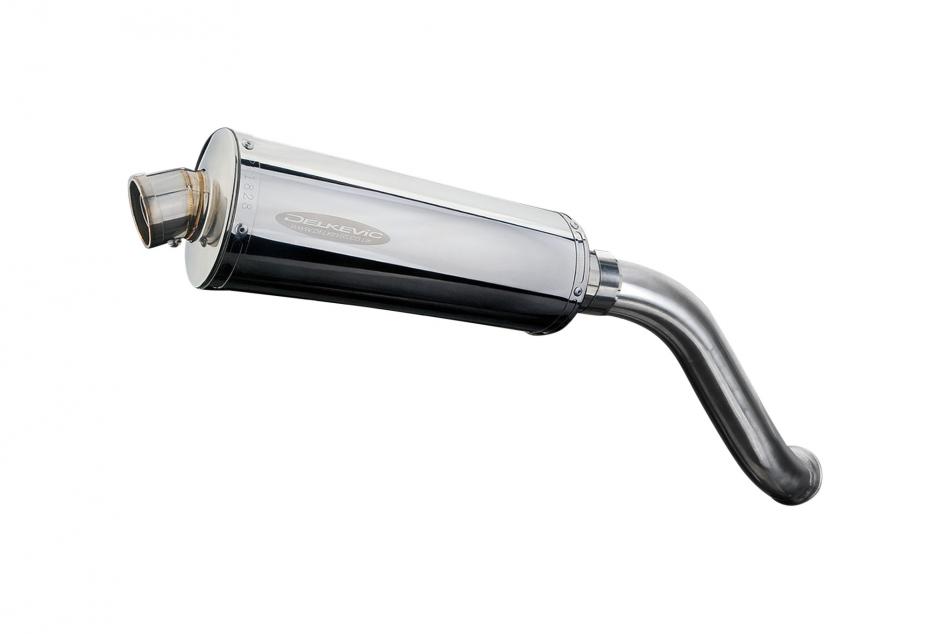 HONDA VFR750 1994-1997 HI LEVEL 350mm OVAL STAINLESS BSAU SILENCER EXHAUST KIT