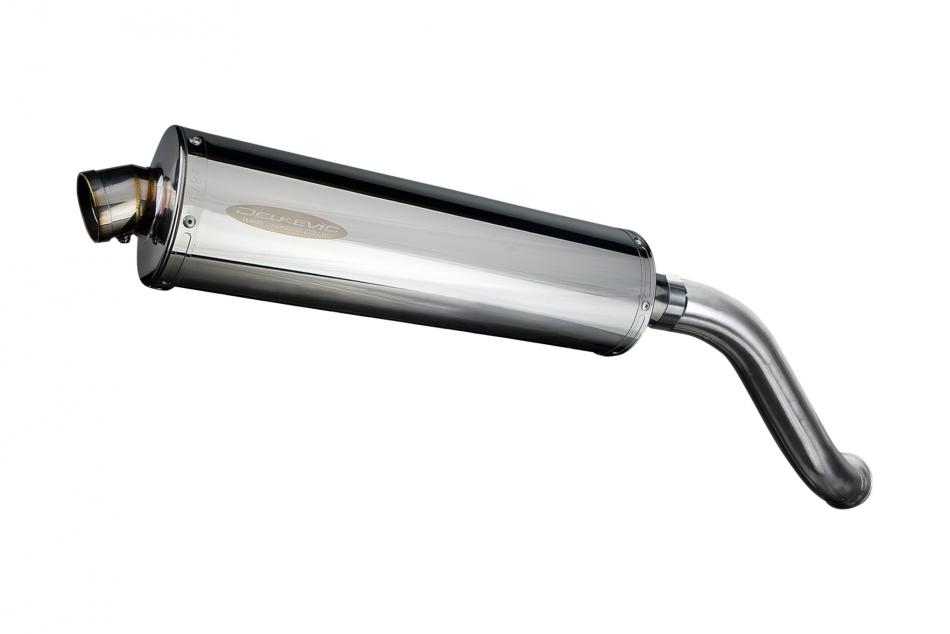 HONDA VFR750 1994-1997 HI LEVEL 450mm OVAL STAINLESS BSAU SILENCER EXHAUST KIT