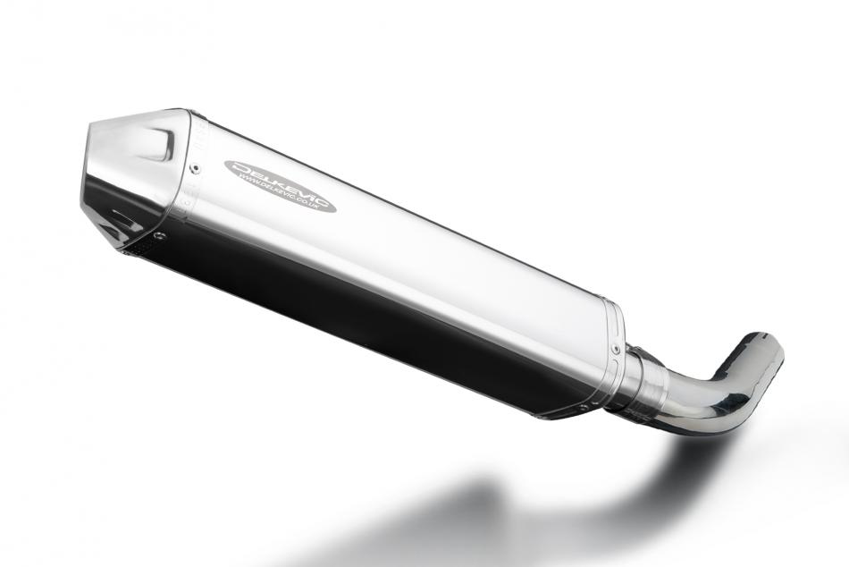 Honda VFR800F 2014-2019 420mm Tri-Oval Stainless Exhaust Silencer Can Kit