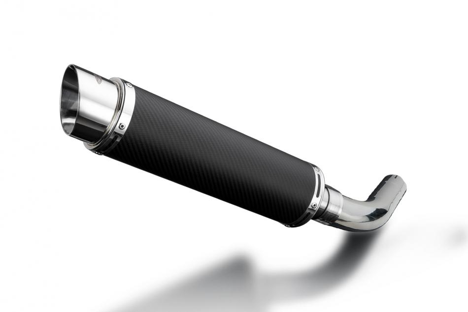 HONDA VFR800F 2014-2019 350mm CARBON ROUND BSAU SILENCER EXHAUST KIT