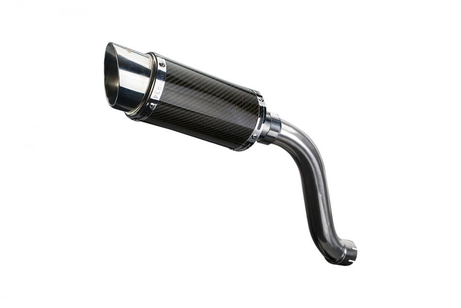 SUZUKI SV650 1998-2002 Hi-LEVEL 200mm ROUND CARBON  SILENCER EXHAUST KIT