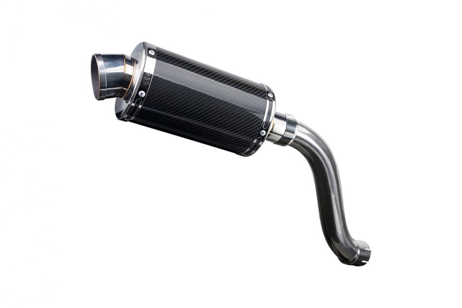 SUZUKI SV650 1998-2002 Hi-LEVEL 225mm OVAL CARBON SILENCER EXHAUST KIT