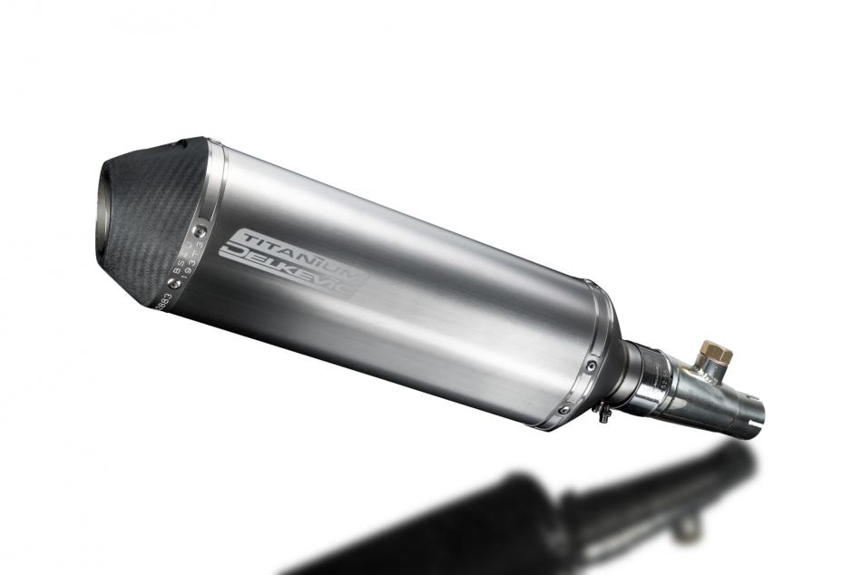 Honda FJS600 FJS400 Silverwing 02-14 343mm X-Oval Titanium Exhaust Silencer Kit