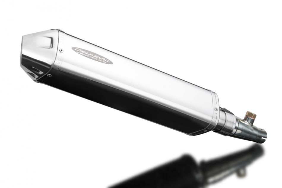 Honda FJS600 FJS400 Silverwing 02-14 420mm Tri-Oval Stainless Exhaust Silencer