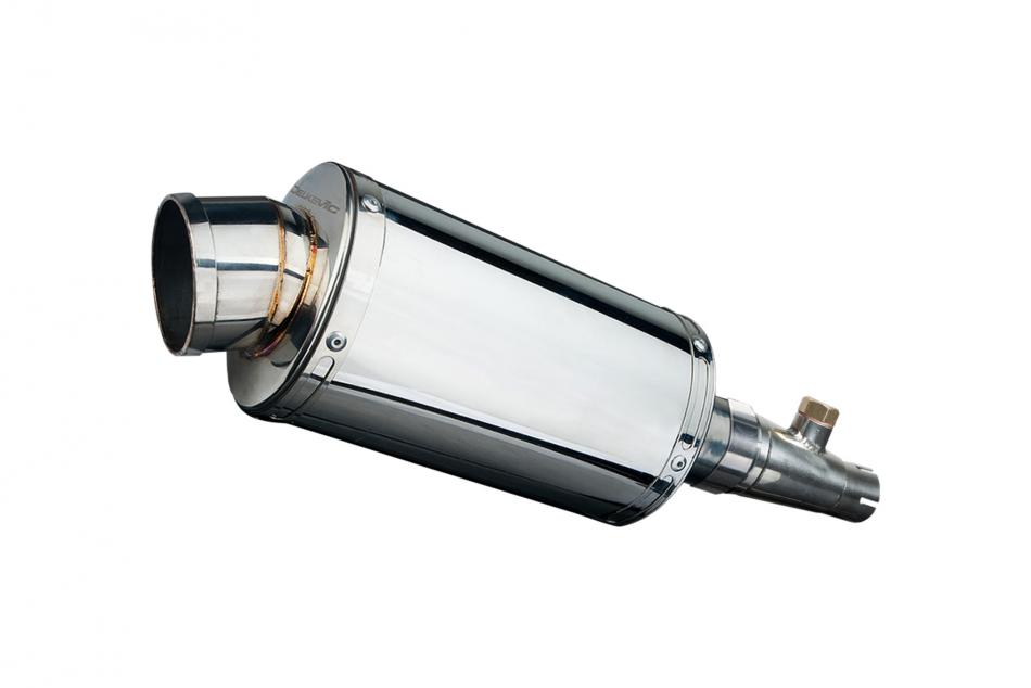 HONDA FJS600 FJS400 SILVERWING 2002-14 225mm OVAL STAINLESS SILENCER EXHAUST KIT