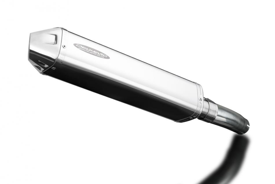 Suzuki GSXR600 L1-L6 2011-2016 420mm Tri-Oval Stainless Exhaust Silencer Kit