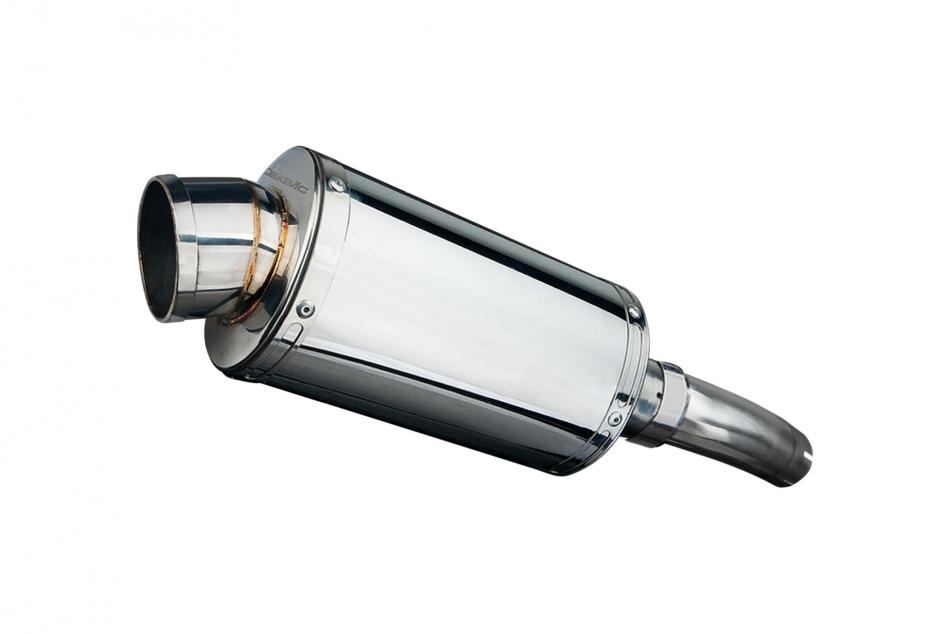 SUZUKI GSXR750 2011-2016 L1-L6 225mm OVAL STAINLESS SILENCER EXHAUST KIT