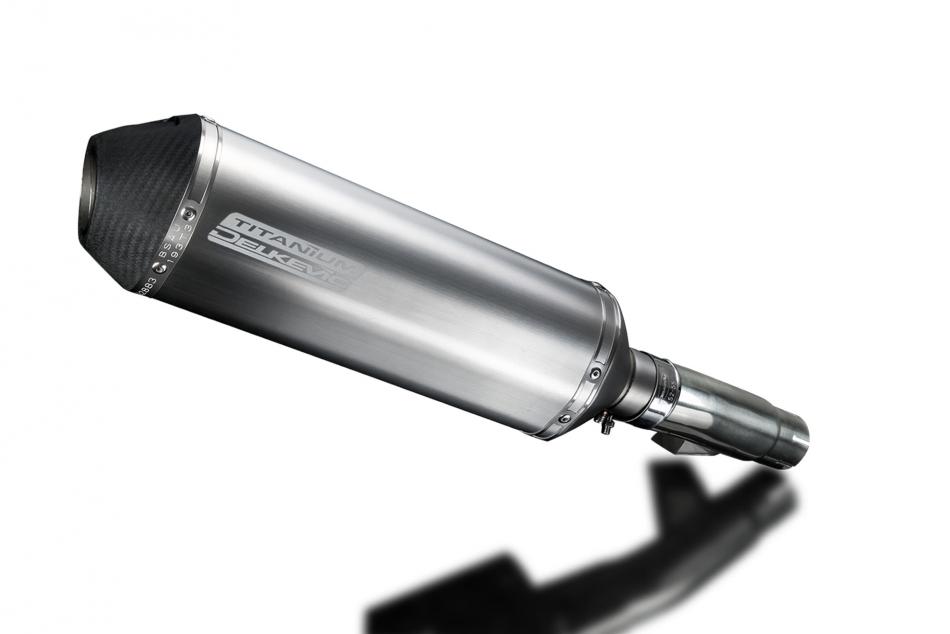 Honda NC700X ABS 2011-2015 343mm X-Oval Titanium Exhaust Silencer Can Kit