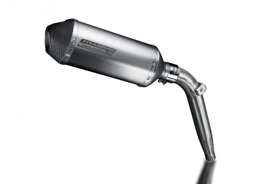 Honda XL125V Varadero 2001-2014 260mm X-Oval Titanium Exhaust Silencer Can Kit