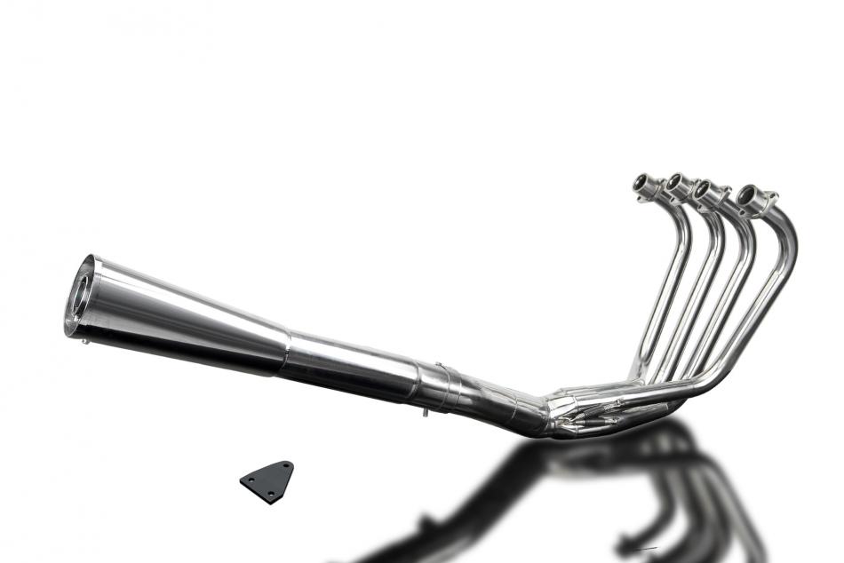 SUZUKI GS1000 S-E 1978-80 FULL 4-1 STAINLESS EXHAUST CLASSIC MEGAPHONE SILENCER