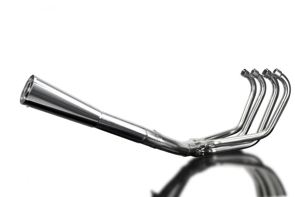 HONDA CB750K SOHC 1969-1976 FULL 4-1 STAINLESS STEEL EXHAUST CLASSIC MEGAPHONE