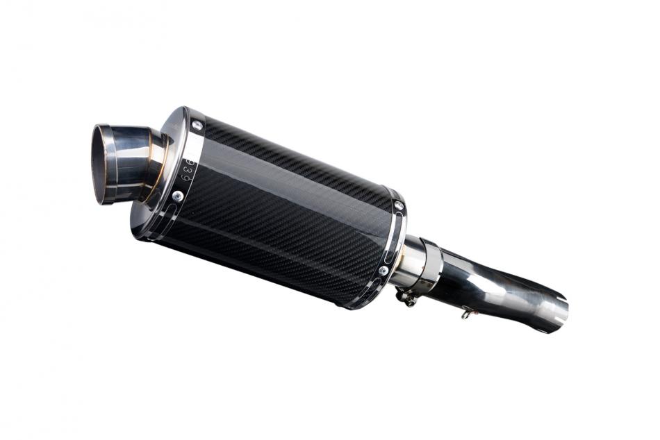 HONDA CBR600F ABS 11-13 LOWLEVEL 225mm OVAL CARBON SILENCER EXHAUST KIT