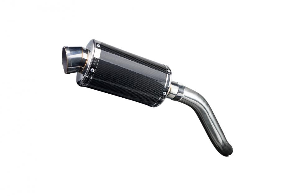 KAWASAKI Z800E 2013-2016 225mm OVAL CARBON SILENCER EXHAUST KIT