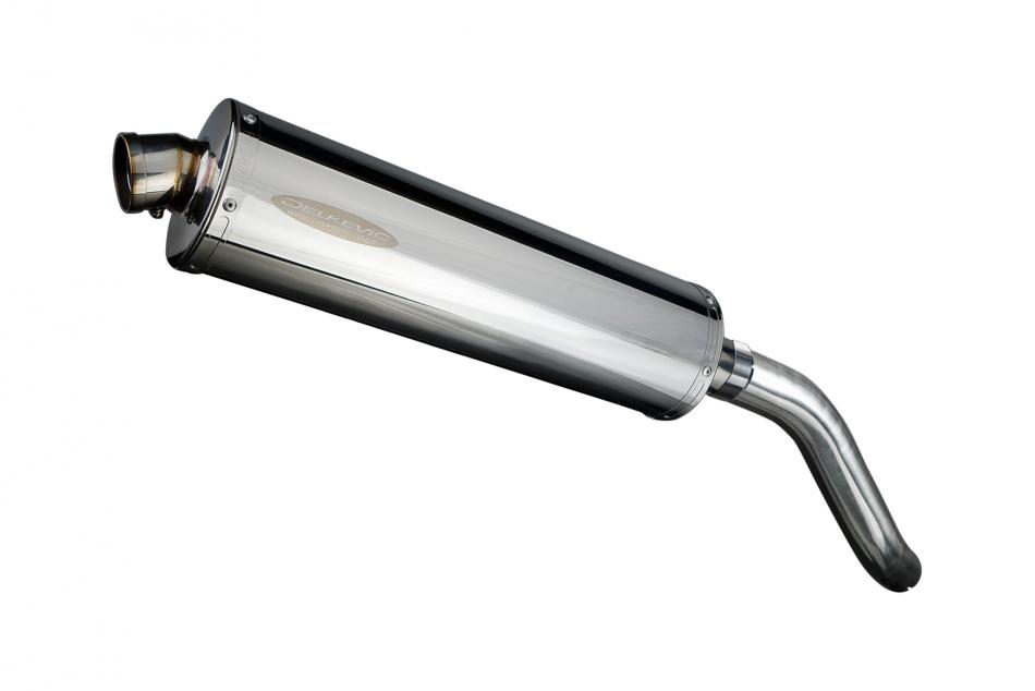 KAWASAKI Z800E 2013-2016 450mm OVAL STAINLESS BSAU SILENCER EXHAUST KIT